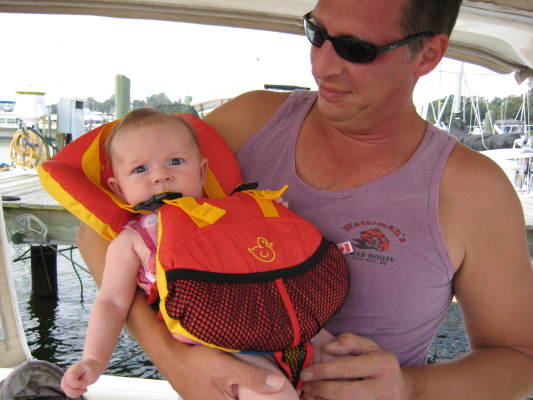 boating with a baby