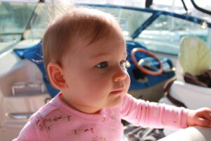 baby on boat