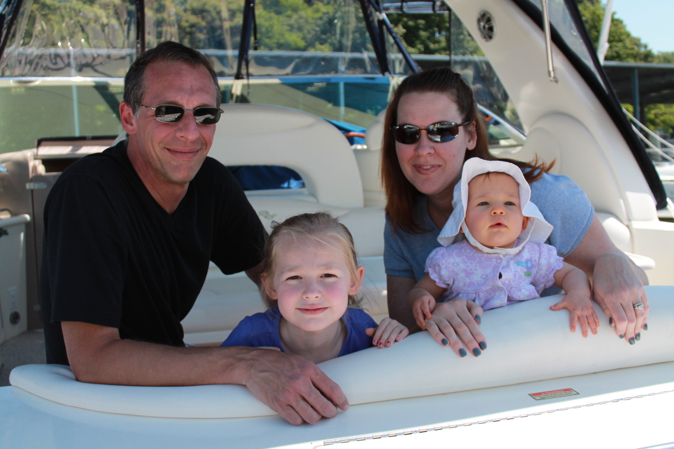 family boating