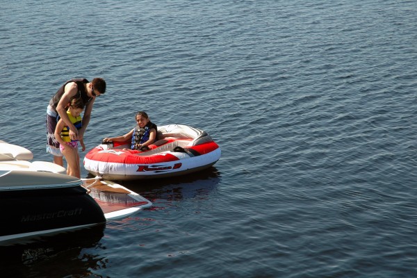 watersports with dad