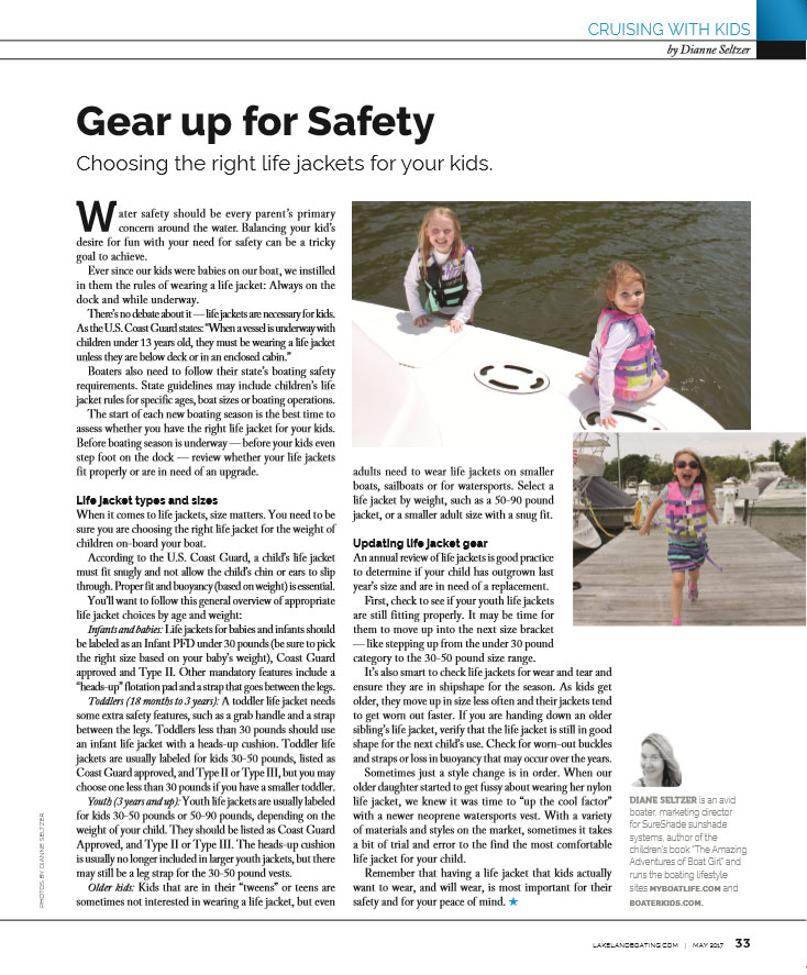 Gear up for Safety with the Right Life Jackets for Kids Boater Kids