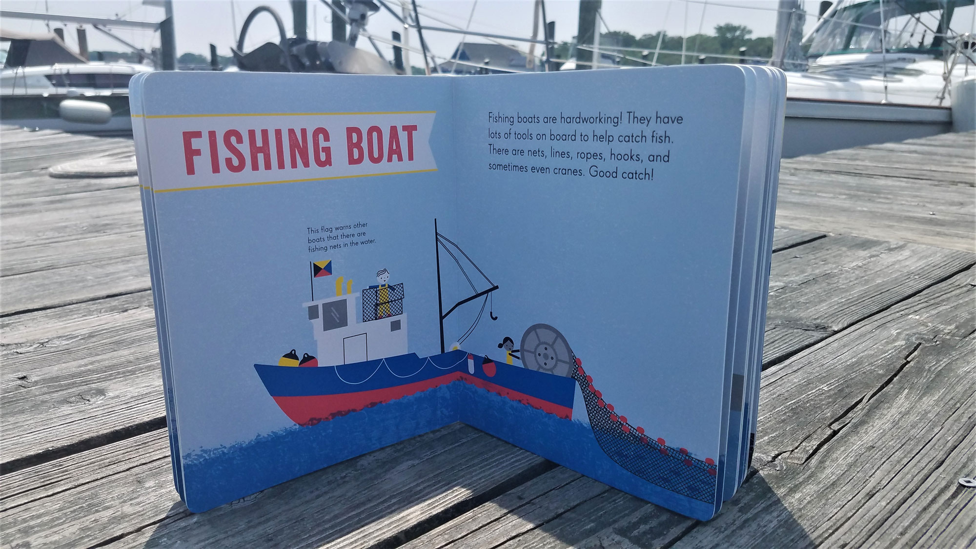 Boats Are Busy: Review of Children's Book of Work Boat Types