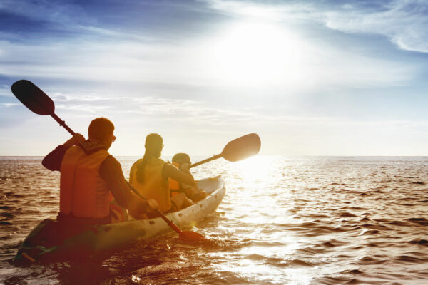 family boating