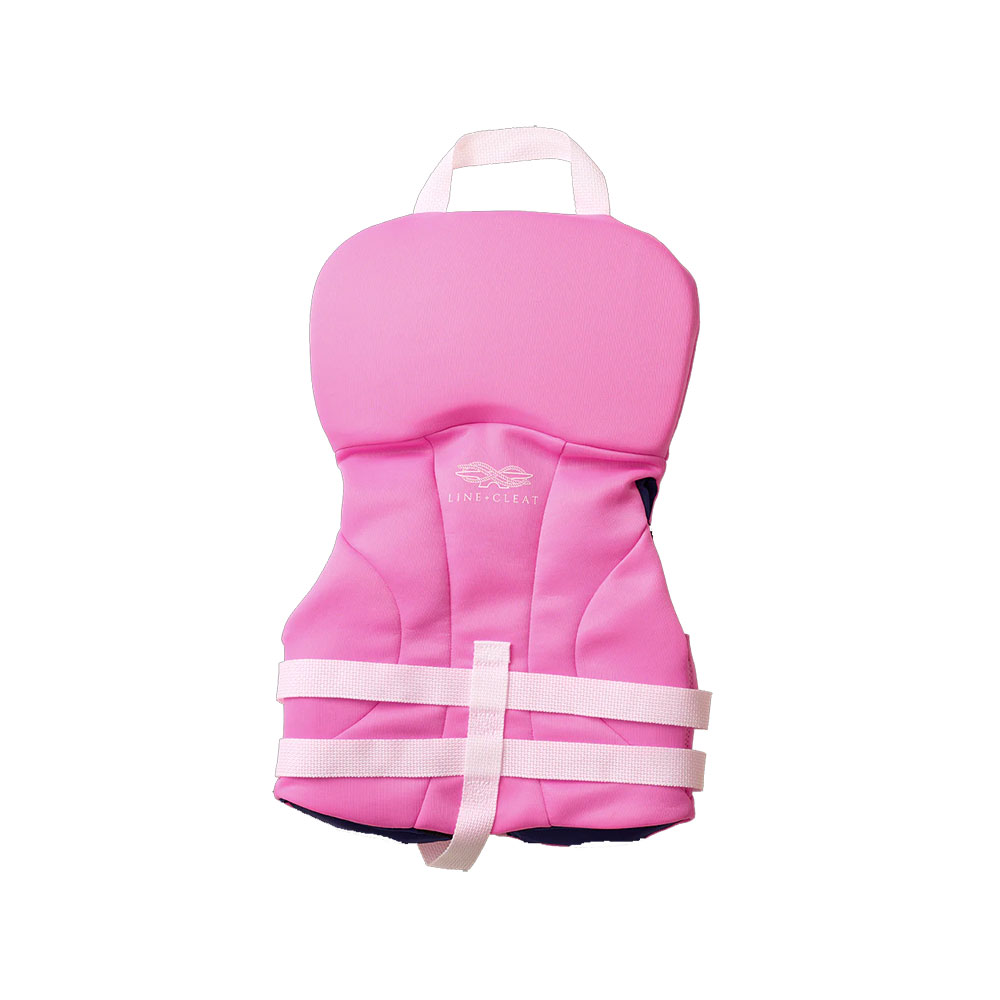 Line + Cleat Infant Life Jacket - Pink - Boater Kids