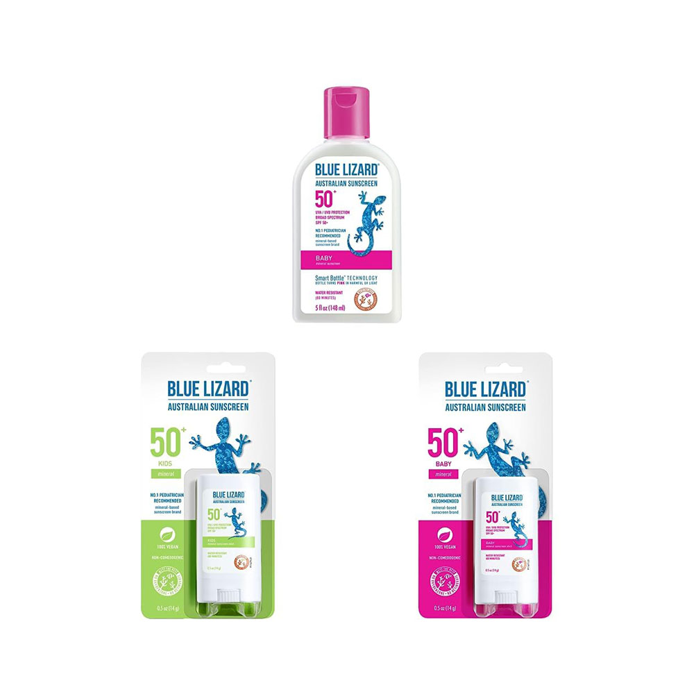 Blue Lizard Baby Mineral Sunscreen SPF 50 - Lotion & Sticks