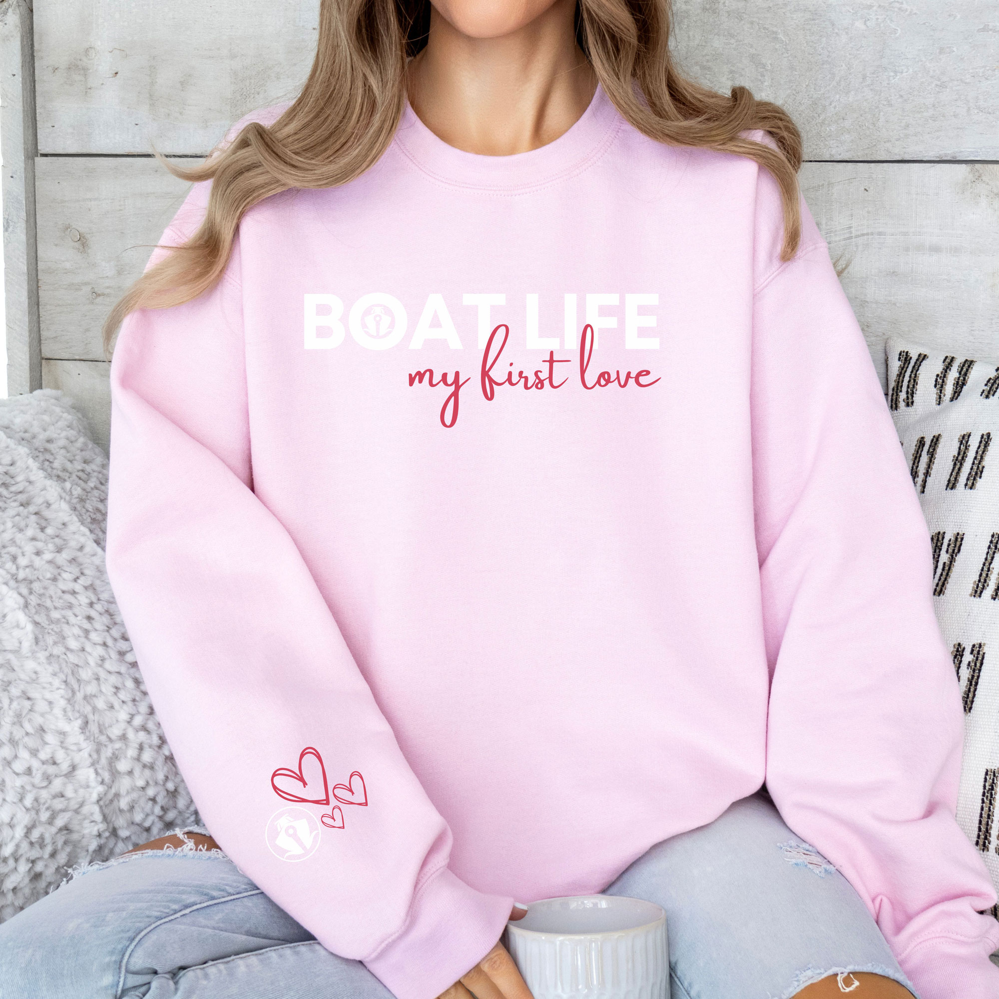 My First Love is Boat Life Sweatshirt - Image 2