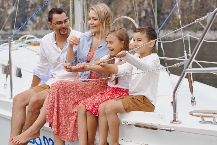 family boat trip